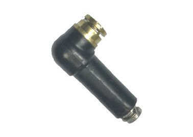Two Spring Bended Black Auto Spark Plug Cap Resistor for High Voltage Ignition System