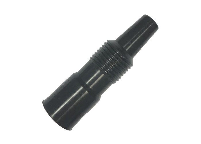 1 KΩ Straight Black Silicone Rubber Unit Spark Plug Cable Ignition Coil Wire Connector