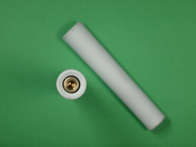 1 KΩ Straight White Ceramic Resistor , High Melting Point & Hardness & Abrasion Resistance